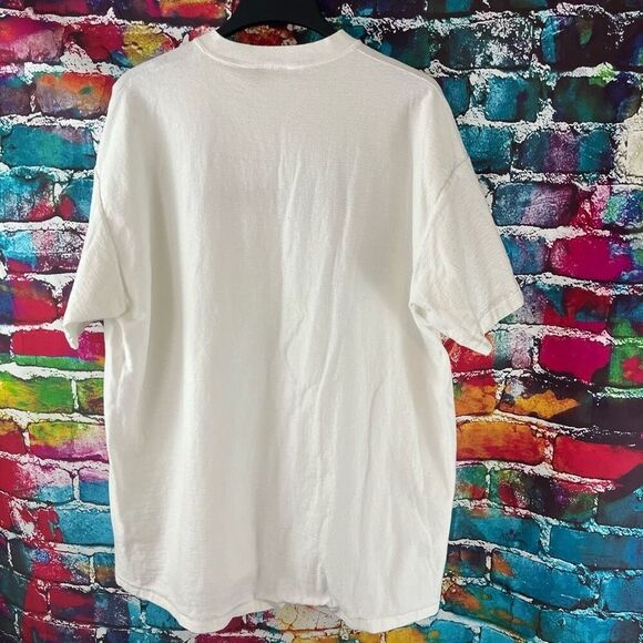 Vintage Oneita Super Heavyweight Caribbean Embroidered Graphic T-Shirt Single St - Picture 7 of 7